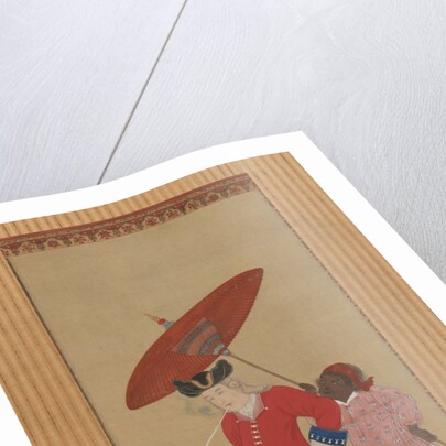 Dutchman with a Servant, early 19th century by Kawahara Keiga