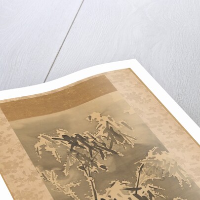 Bamboo in Snow, late 18th century by Kuwayama Gyokushu