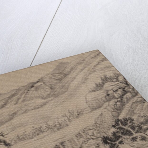 Traveling Amid Streams and Mountains, 1680 by Liu Yu
