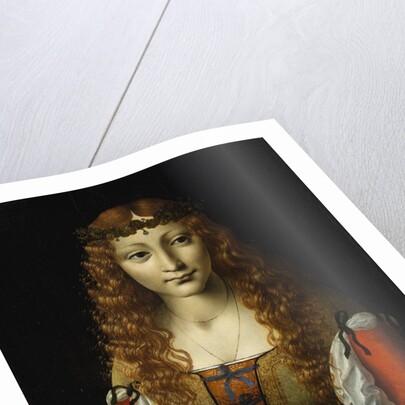 Girl with Cherries, ca. 1491-95 by Marco d'Oggiono