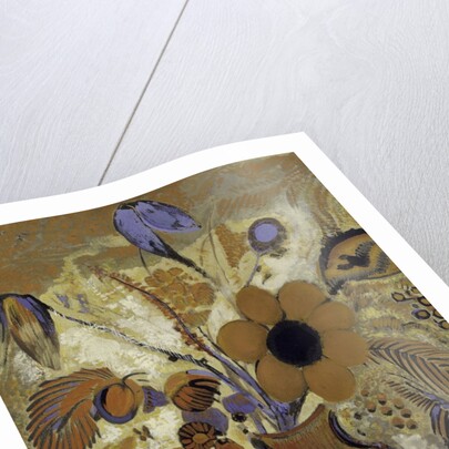 Etruscan Vase with Flowers, 1900-1910 by Odilon Redon