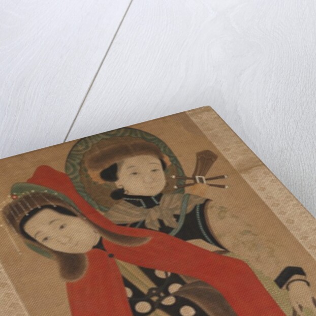 Lady and Attendant, 19th century by Unknown