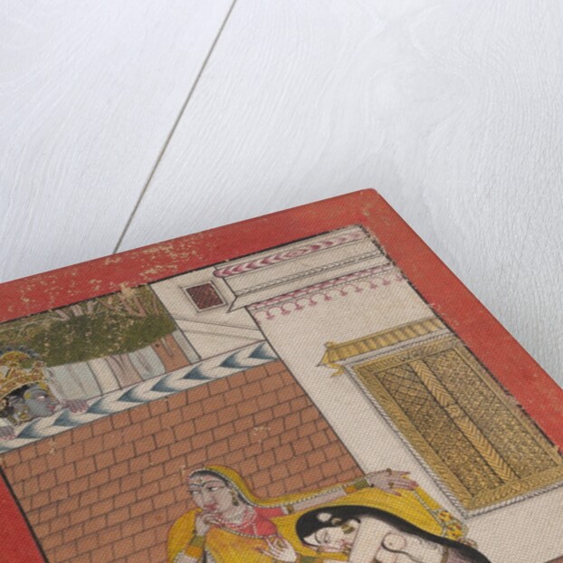 Krishna Spying on Radha, ca. 1780-90 by Unknown