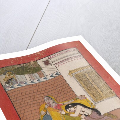 Krishna Spying on Radha, ca. 1780-90 by Unknown