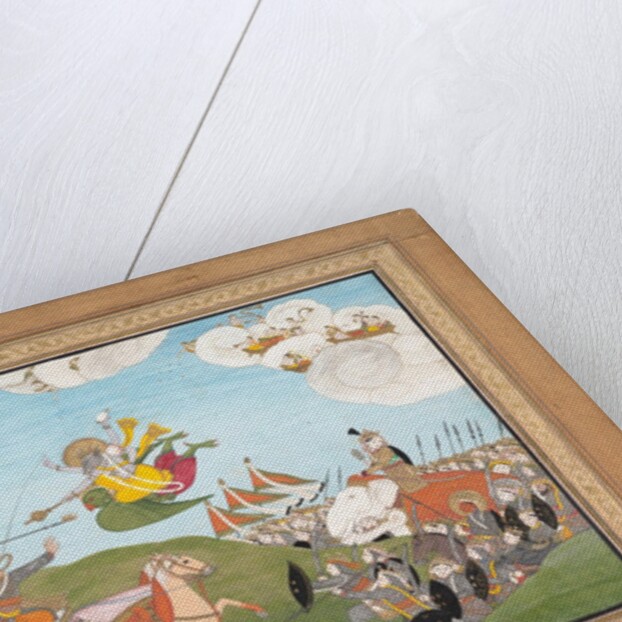 Vishnu as Varaha, the Boar Avatar, Slays Banasur, A Demon General…, ca.1800 by Unknown