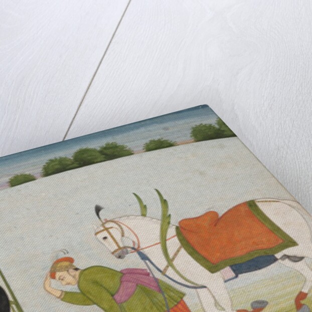 Kalki Avatar, the Future Incarnation of Vishnu: Page from a Dispersed Manuscript, ca. 1760-70 by Unknown