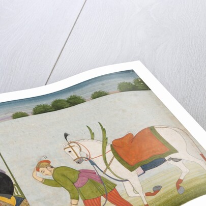 Kalki Avatar, the Future Incarnation of Vishnu: Page from a Dispersed Manuscript, ca. 1760-70 by Unknown