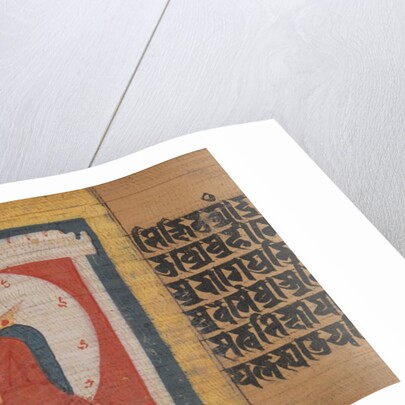 Buddha Enthroned in a Shrine, Leaf from…Pancavimsatisahasrika Prajnaparamita…, ca. 1090 by Unknown