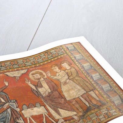 Fresco with Miracle of the Jewels, late 13th-early 14th century by Unknown