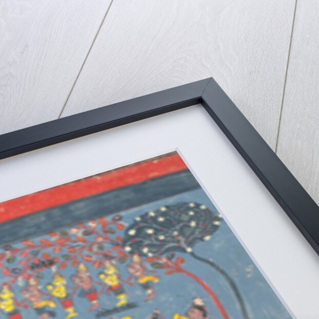 Krishna Slays Bakasura, the Crane Demon…, from a Dispersed Bhagavata Purana…, 1800-1825 by Unknown