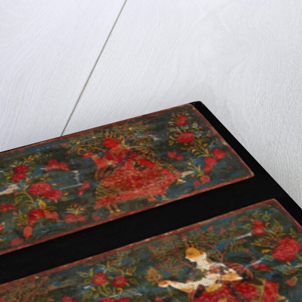 Pair of Manuscript Covers with Goddesses Set in a Foliate Landscape, 17th century by Unknown