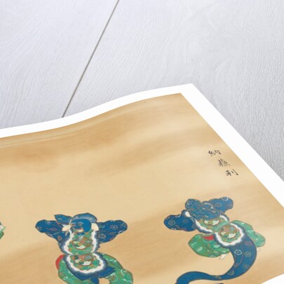Bugaku Scroll, 17th century by Unknown