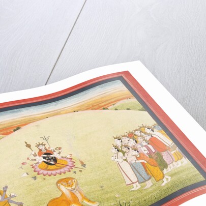 The Creation of Durga: Page from a Dispersed Markandeya Purana…, ca. 1810-20 by Unknown