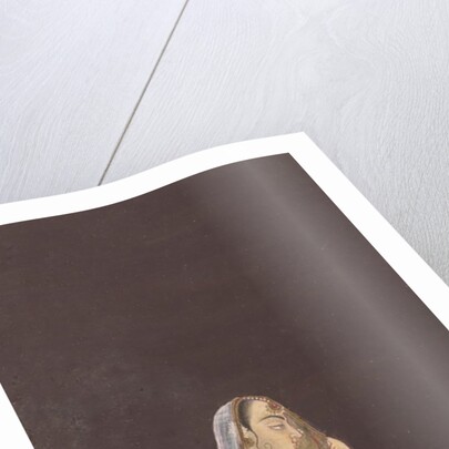 A Lady Walking at Night Holding an Oil Lamp, ca. 1725 by Unknown