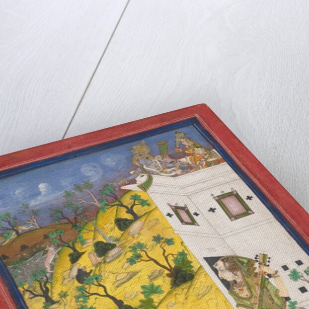 A Female Musician Charms an Antelope, ca. 1825 by Unknown