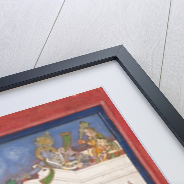 A Female Musician Charms an Antelope, ca. 1825 by Unknown