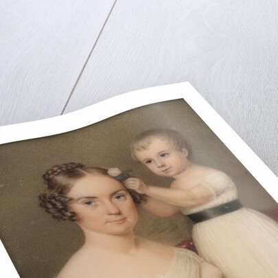 Mrs. William Gordon Ver Planck and Her Son Samuel Hopkins Ver Planck, ca. 1828 by Unknown