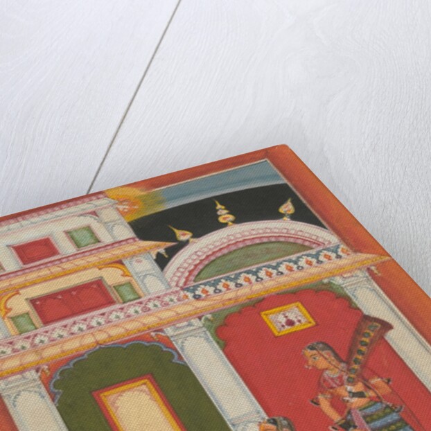 Vilaval Ragini: Folio from a ragamala series , ca. 1680 by Unknown