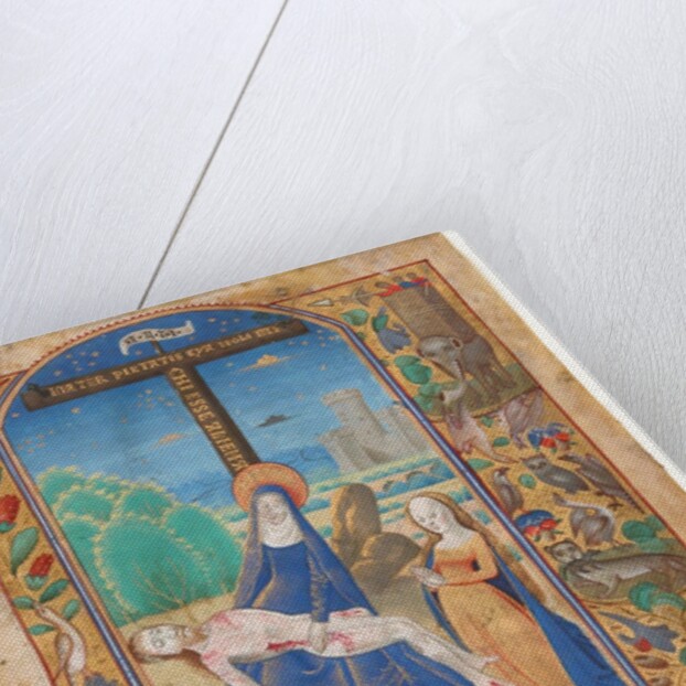 Manuscript Leaf with the Pieta, from a Book of Hours, last quarter 15th century by Unknown