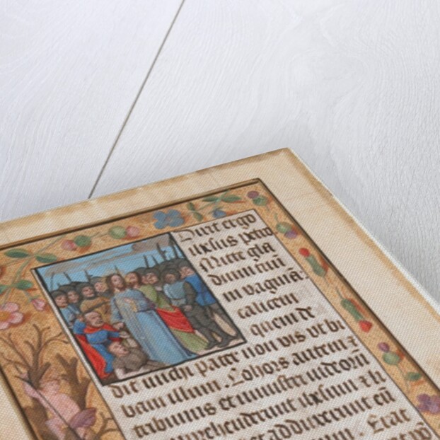 Manuscript Leaf with the Betrayal, from a Book of Hours, ca. 1500 by Unknown