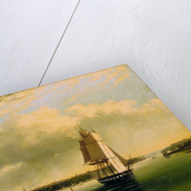 Bay and Harbor of New York from Bedlow's Island, 1850-60 by Edmund Coates