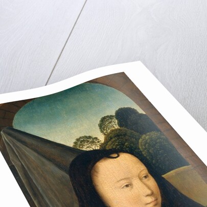 Young Woman with a Pink, ca. 1485-90 by Hans Memling