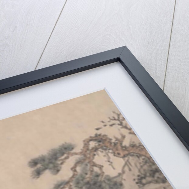 Landscape with Man Crossing Bridge by Shen Zhou