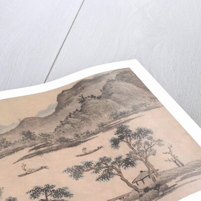 Landscape with Sailboats by Shen Zhou