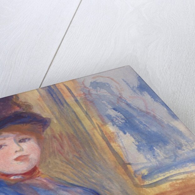 Young Girl in a Blue Dress, ca. 1890 by Pierre-Auguste Renoir