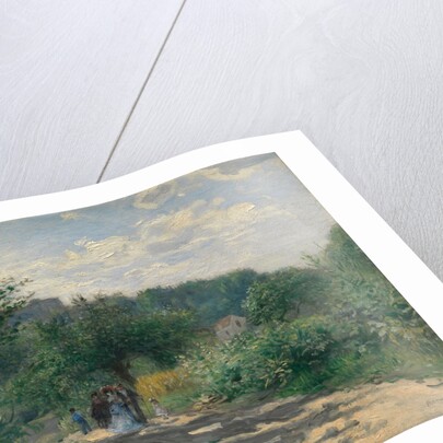A Road in Louveciennes, ca. 1870 by Pierre-Auguste Renoir