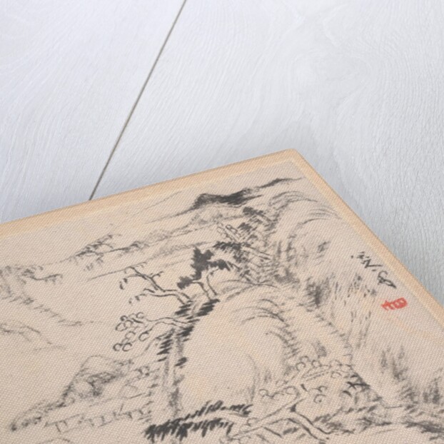 Landscape album, dated 1699 by Bada Shanren