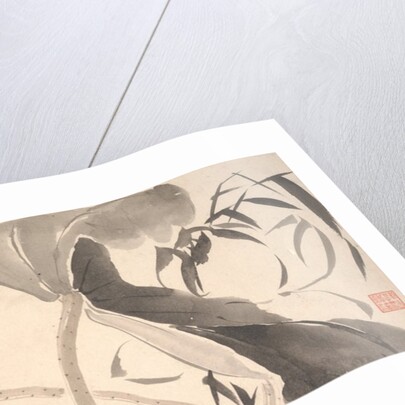 Lotus Leaves and Water Reeds by Bian Shoumin