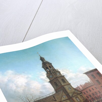 The North Dutch Church, Fulton and William Streets, New York, 1869 by Edward Lamson Henry