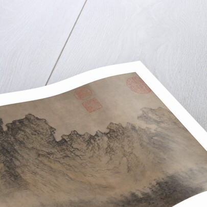 Cloudy Mountains, ca. 1360-70 by Fang Congyi