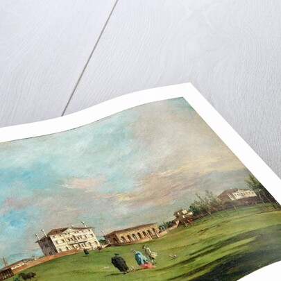 The Villa Loredan, Paese, early 1780s by Francesco Guardi