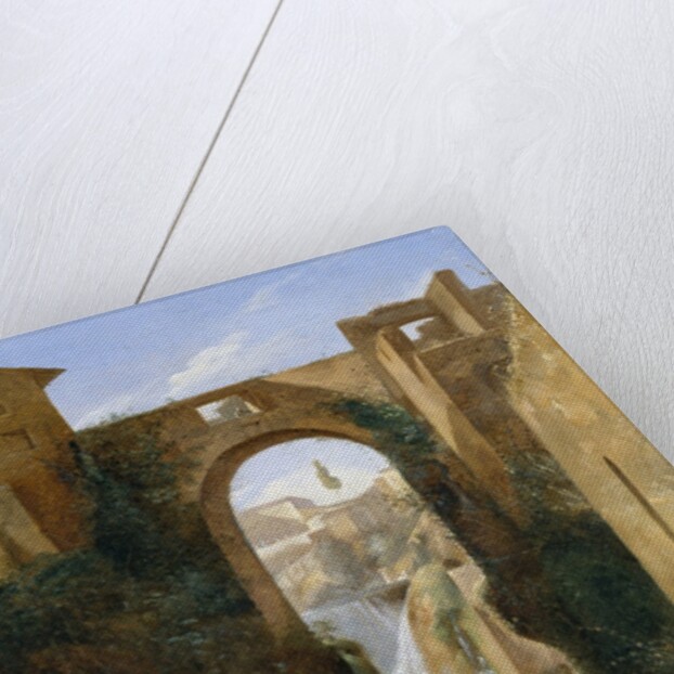 Ponte San Rocco and Waterfalls, Tivoli, ca. 1810-20 by Francois-Marius Granet