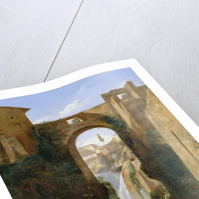Ponte San Rocco and Waterfalls, Tivoli, ca. 1810-20 by Francois-Marius Granet