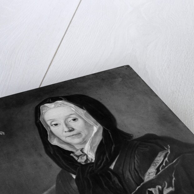 Portrait of a Woman Holding a Book by Unknown