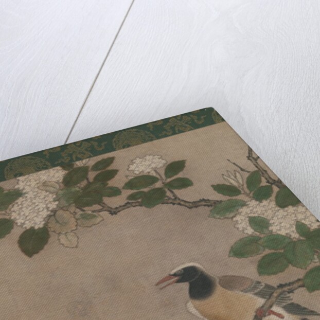 Magpie on Viburnum Branch, early 16th century by Genga