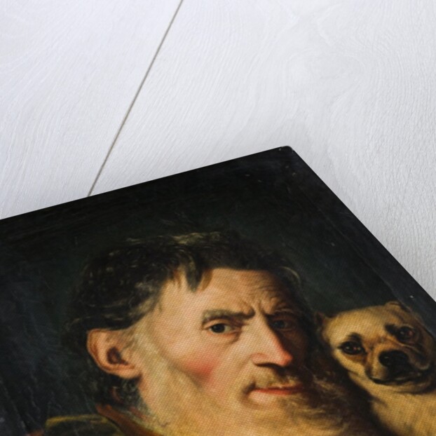 An Old Man with a Dog, 1740s by Giacomo Ceruti