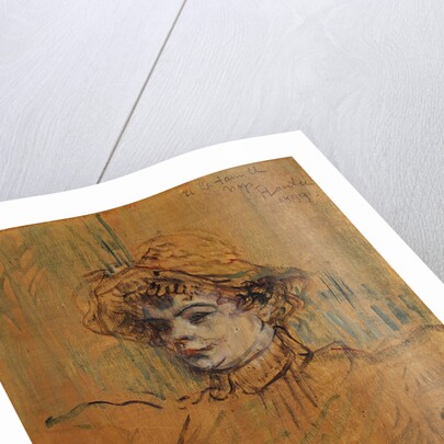Mademoiselle Nys, 1899 by Henri de Toulouse-Lautrec