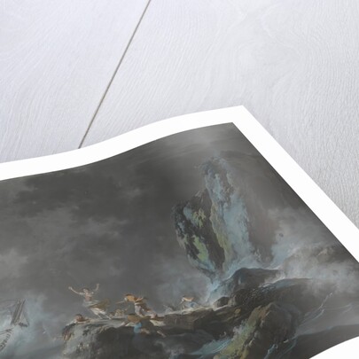 A Shipwreck in a Storm, 1782 by Jean-Baptiste Pillement