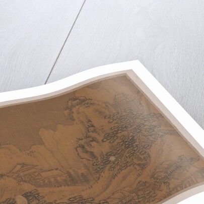 Landscape with Ox Carts on a Road by Li Xiying