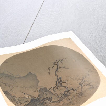 Viewing plum blossoms by moonlight, early 13th century by Ma