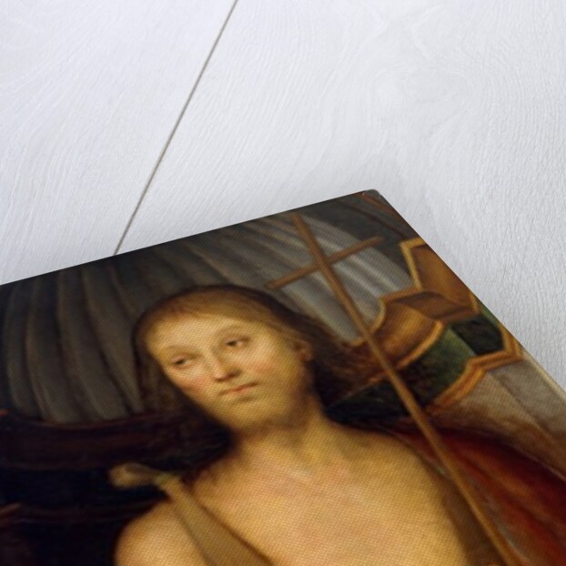 Saint John the Baptist; Saint Lucy by Perugino