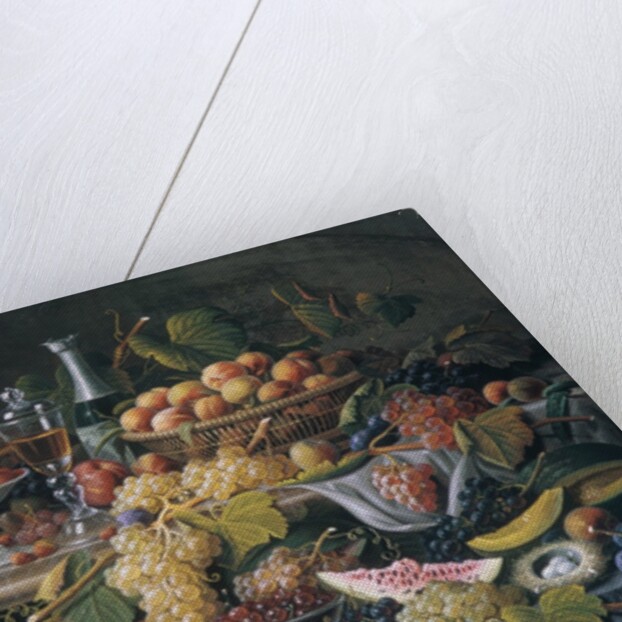 Still Life: Fruit, 1855 by Severin Roesen