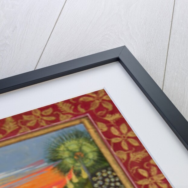 Radha and Krishna Walk in a Flowering Grove; Krishna Fluting by Kota Master