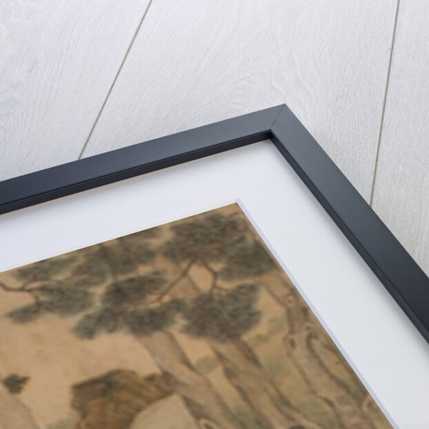 Horses in Landscape with Attendant by Unknown