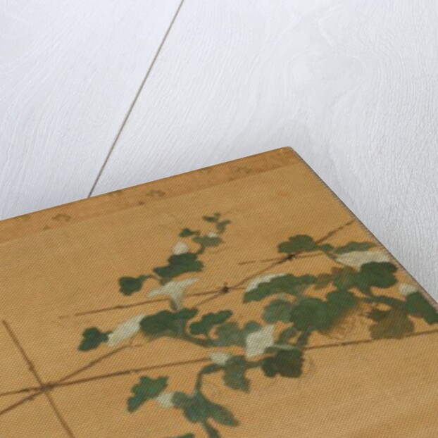 Enjoying the Evening Cool under a Gourd Trellis, early 19th century by Utagawa Toyohiro