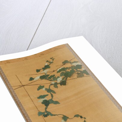 Enjoying the Evening Cool under a Gourd Trellis, early 19th century by Utagawa Toyohiro